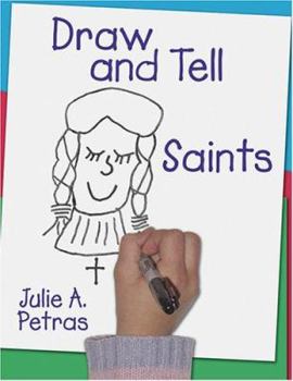 Paperback Draw And Tell Saints Book