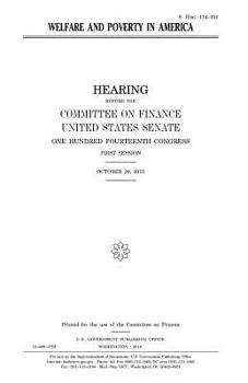 Paperback Welfare and poverty in America Book