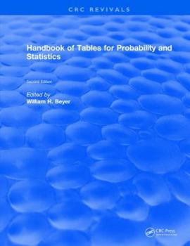 Hardcover Handbook of Tables for Probability and Statistics Book