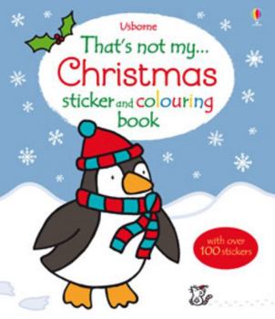 Paperback That's Not My Christmas Sticker and Colouring Book