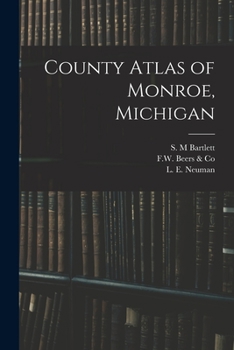 Paperback County Atlas of Monroe, Michigan Book