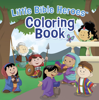 Paperback Little Bible Heroes(tm) Coloring Book