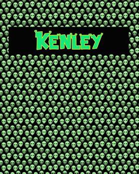 Paperback 120 Page Handwriting Practice Book with Green Alien Cover Kenley: Primary Grades Handwriting Book