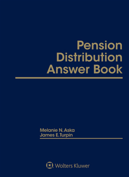 Hardcover Pension Distribution Answer Book: 2020 Edition Book