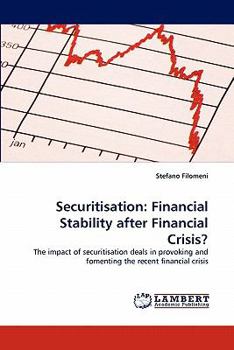 Paperback Securitisation: Financial Stability After Financial Crisis? Book