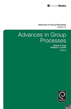 Hardcover Advances in Group Processes Book