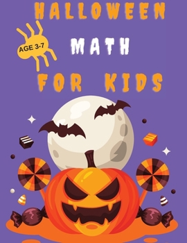 Paperback Halloween Math for Kids Book