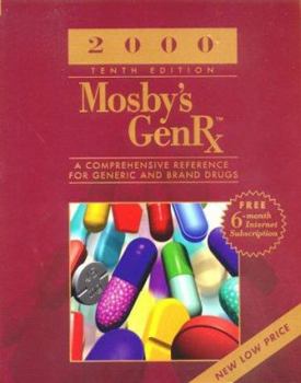 Paperback Mosby's GenRx: complete reference for generic and brand Book
