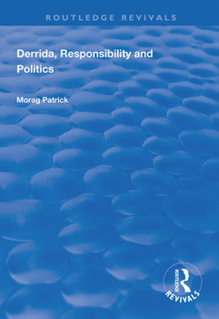 Paperback Derrida, Responsibility and Politics Book