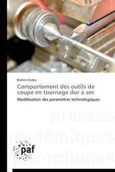 Paperback Comportement Des Outils de Coupe En Tournage Dur À SEC [French] Book