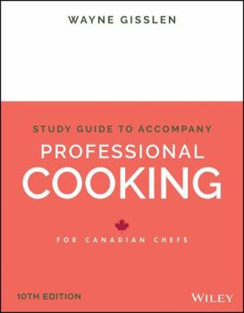 Paperback Professional Cooking for Canadian Chefs, Student Study Guide Book