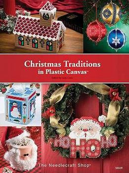 Paperback Christmas Traditions in Plastic Canvas. Judy Crow Book