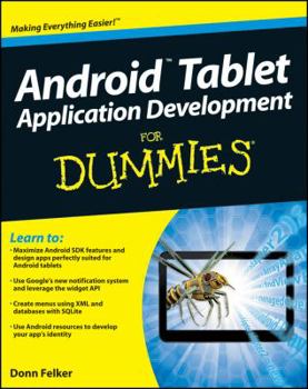 Paperback Android Tablet Application Development for Dummies Book