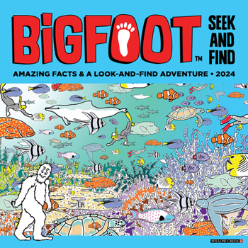 Calendar Bigfoot Seek & Find 2024 12 X 12 Wall Calendar Book