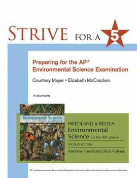 Paperback Strive for 5: Preparing for the Ap(r) Environmental Science Exam Book