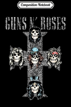 Composition Notebook: Guns N' Roses Official Vintage Cross  Journal/Notebook Blank Lined Ruled 6x9 100 Pages