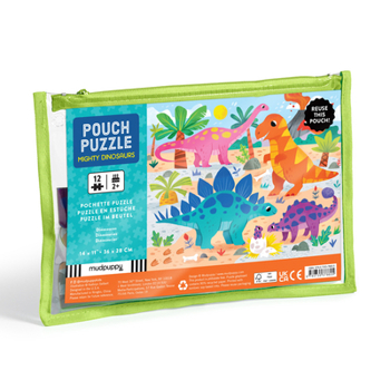 Misc. Mighty Dinosaurs 12 Piece Pouch Puzzle Book