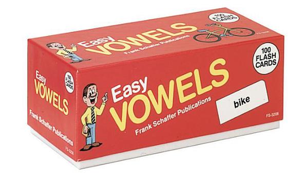 Cards Easy Vowels Flash Cards (Phonics Flash Cards) Book