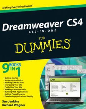 Paperback Dreamweaver CS4 All-in-One for Dummies Book