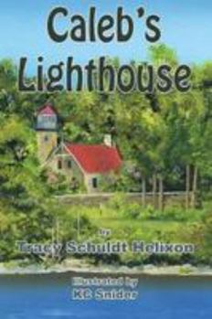 Paperback Caleb's Lighthouse [Large Print] Book
