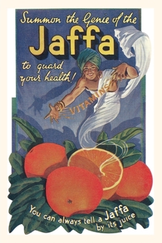 Paperback Vintage Journal Jaffa Orange Crate Label Book