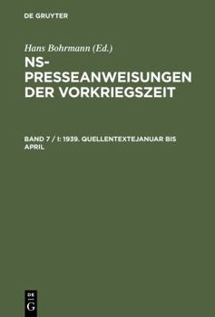 Hardcover 1939. Quellentexte Januar Bis April. Quellentexte Mai Bis August [German] Book