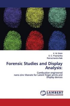 Paperback Forensic Studies and Display Analysis Book
