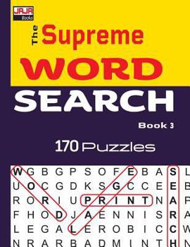 Paperback The Supreme WORD SEARCH Puzzle Book 3 Book