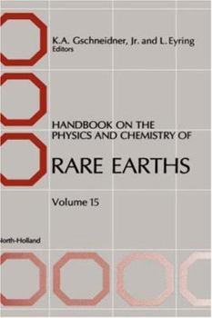 Hardcover Handbook on the Physics and Chemistry of Rare Earths: Volume 15 Book