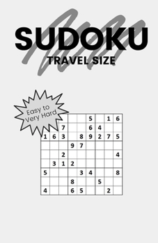 Paperback Travel Size 150+ Sudoku Puzzles Book