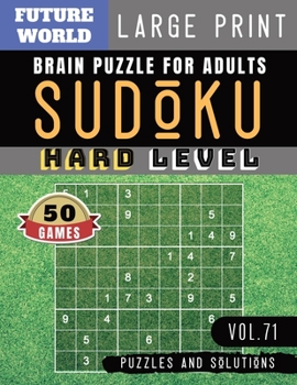 Paperback Sudoku Hard: killer sudoku large print - Sudoku Puzzles for memory brain health games for Adults & Seniors and Sudoku Solver (Sudok [Large Print] Book