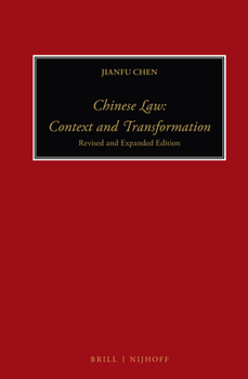 Paperback Chinese Law: Context and Transformation Book