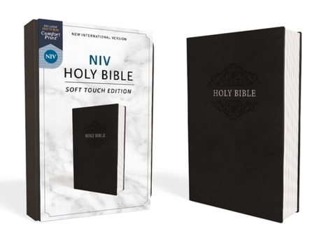 Imitation Leather NIV, Holy Bible, Soft Touch Edition, Imitation Leather, Black, Comfort Print Book