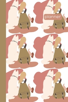 Planner: Simple Undated On-The-Go Weekly Schedule Organizer and Appointment Calendar with Notes Sections | Best Friend Dog Lovers Edition | Illustrated Cover Design