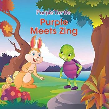 Paperback Purple Meets Zing Story Book