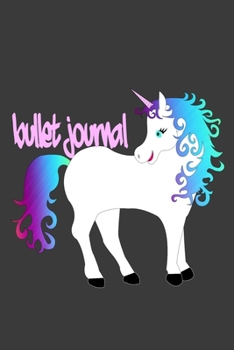 Unicorn bullet journal: 120 s. incl. Yearly planner, monthly planner, weekly planner  incl. to-dos, vision board, Habbit-Tracker, Future Log, table of ... tracking or abstracts, A5, dot grid, white