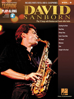 Paperback David Sanborn Saxophone Play-Along Volume 8 Book/Online Audio Book