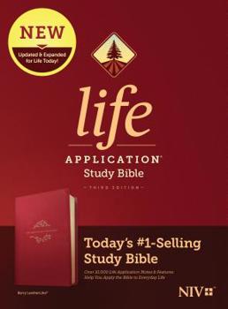 Imitation Leather NIV Life Application Study Bible, Third Edition (Leatherlike, Berry) Book