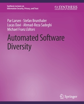 Paperback Automated Software Diversity Book