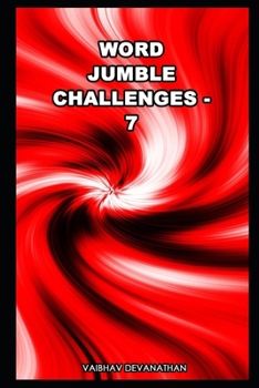 Paperback Word Jumble Challenges - 7 Book