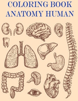 Paperback Coloring book anatomy human Book