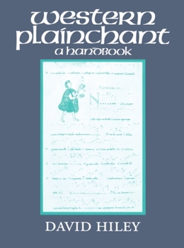 Paperback Western Plainchant: A Handbook Book