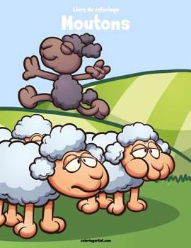 Paperback Livre de coloriage Moutons 1 [French] Book