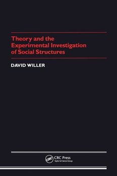 Hardcover Theory Experimental Investigation of Social Structures Book