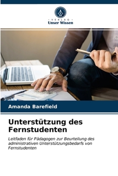 Paperback Unterstützung des Fernstudenten [German] Book