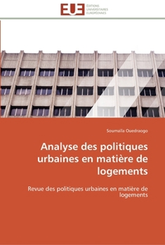 Paperback Analyse des politiques urbaines en matière de logements [French] Book