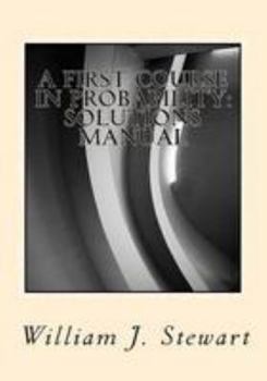 Paperback A First Course in Probability: Solutions Manual Book