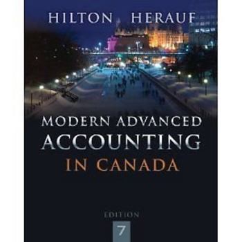 Hardcover Modern Advanced Accounting in Canada Book