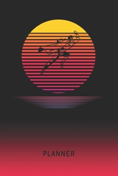 Paperback Planner: Steam Engine Train 2 Year Weekly Planning Organizer - 2020 - 2021 - Retro Vintage Vaporwave Sunset Cover - January 20 Book