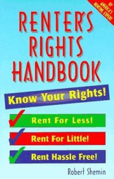 Paperback Renter's Rights Handbook: Know Your Rights! Book